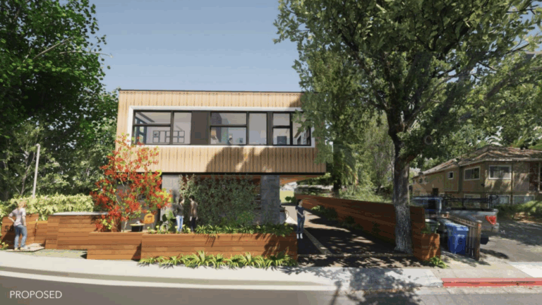 Project rendering of 58 Magnolia Ave